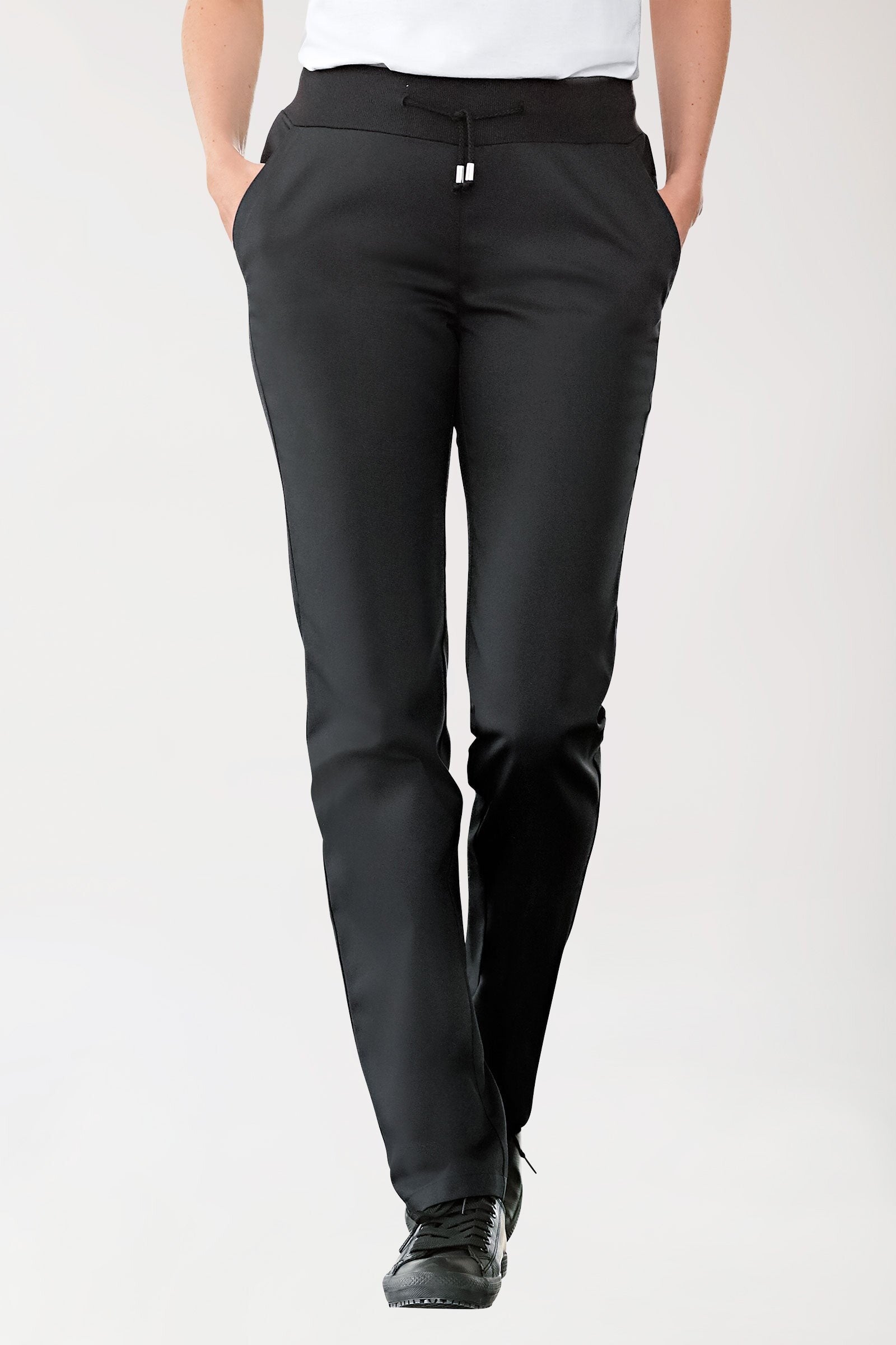 Donna: Pantaloni - cintura in maglia