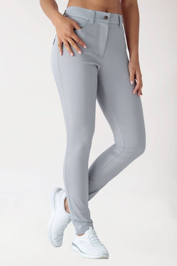 Donna: Pantaloni stretch 5 tasche - gamba sottile