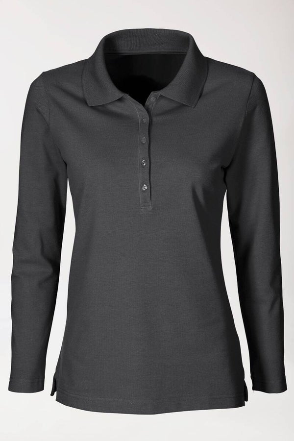 Donna: Polo stretch - maniche lunghe
