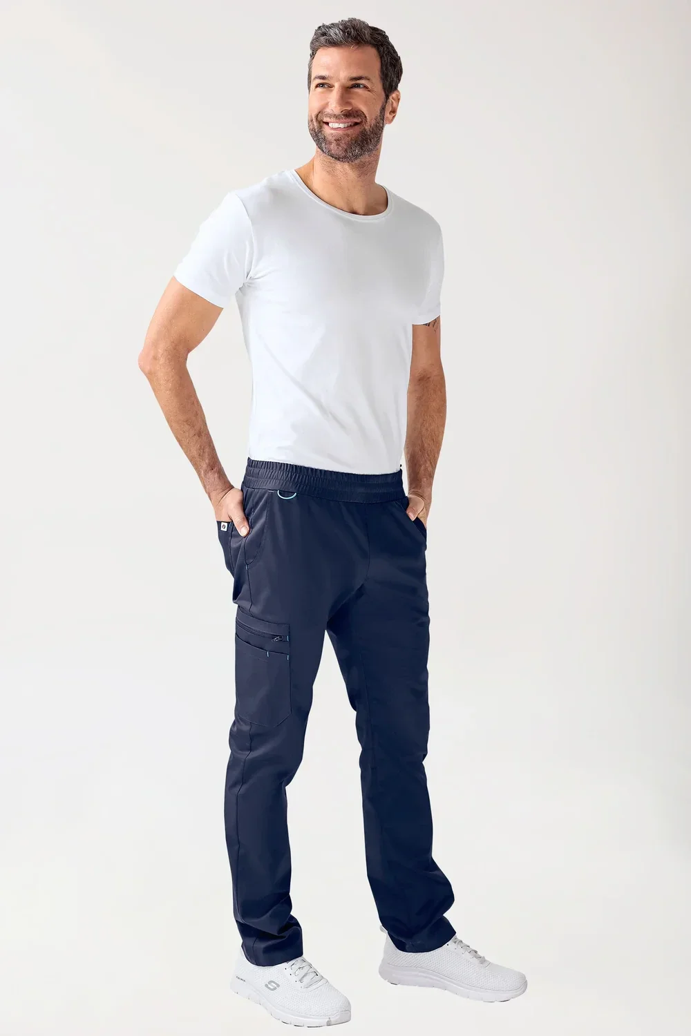 Uomo: CLINIC STRETCH Pantaloni - orlo diritto