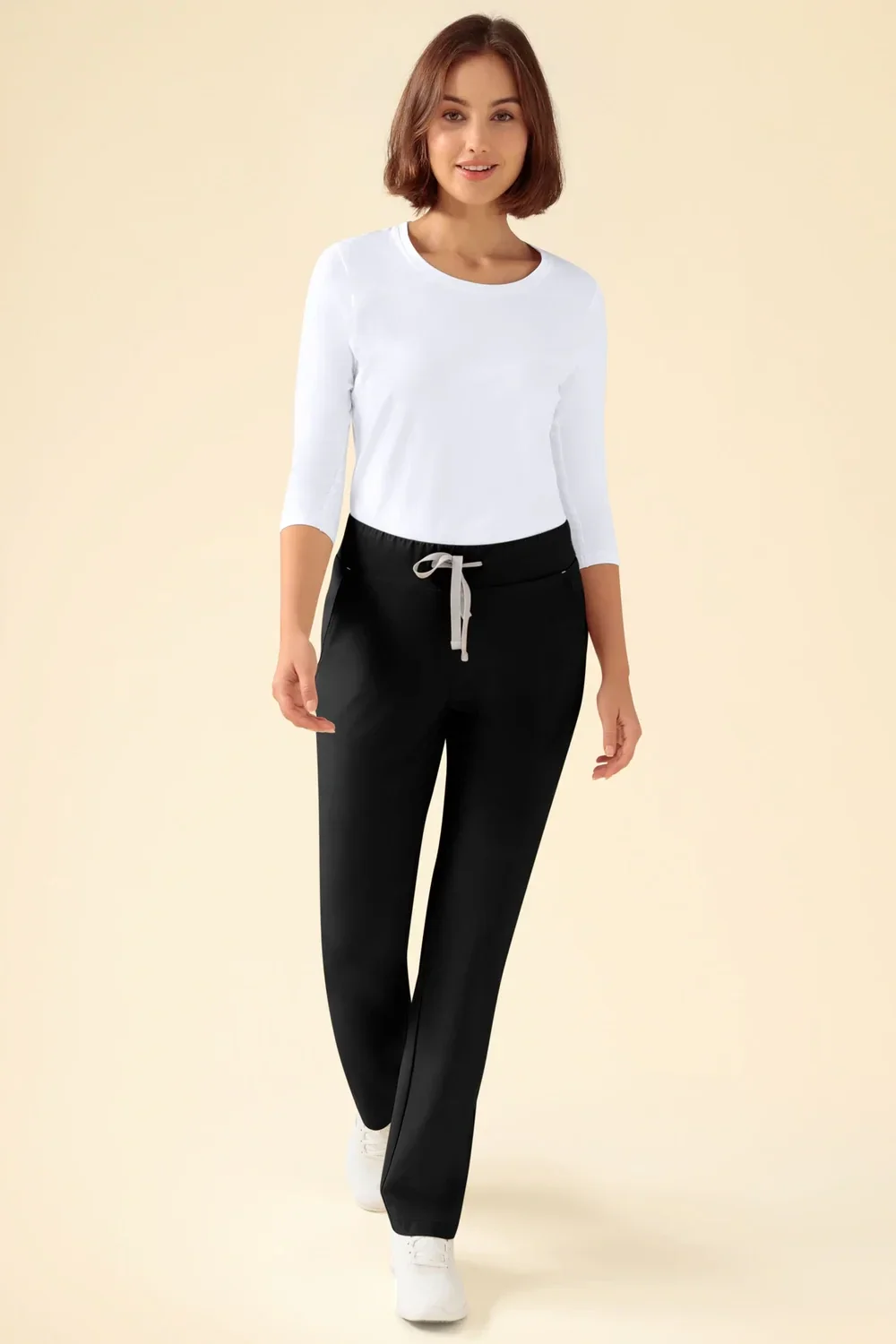 Donna: KAERE Pantaloni - orlo dritto senza tasche laterali
