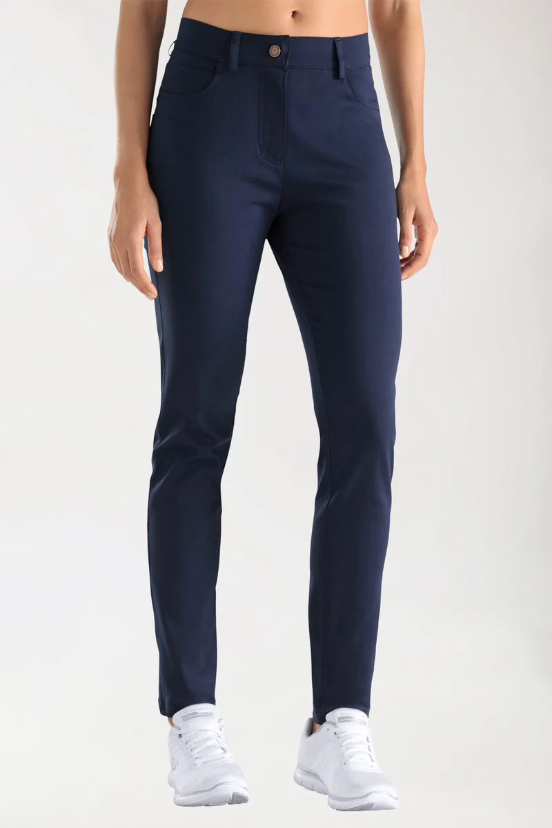 Donna: COMFY FLEX Pantaloni a 5 tasche - gamba aderente