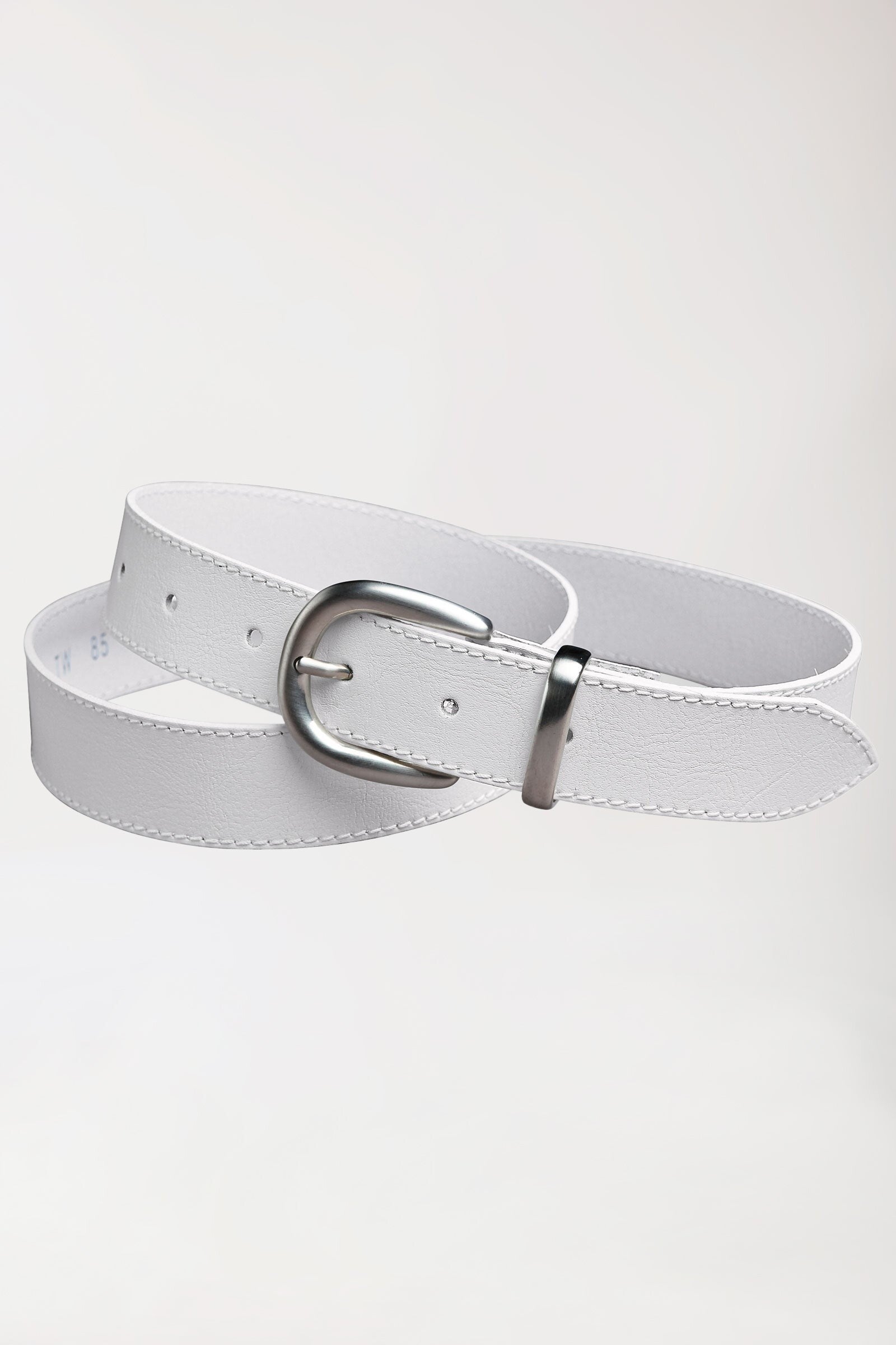 Unisex: Cintura con fibbia argento