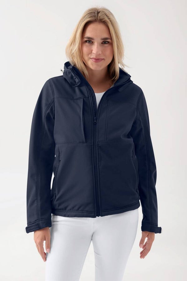Unisex: Giacca softshell - cappuccio staccabile