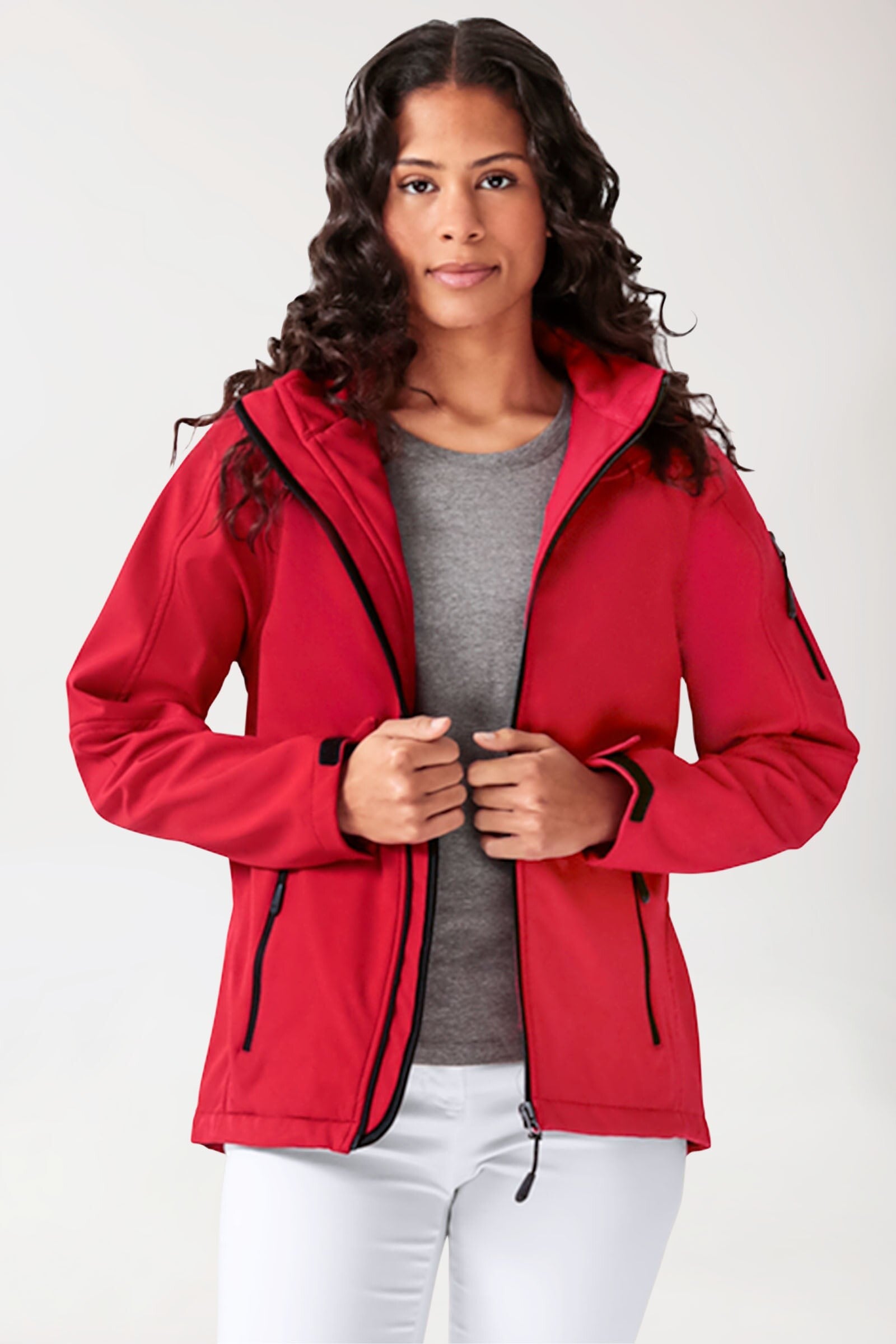Unisex: Giacca softshell - con cappuccio