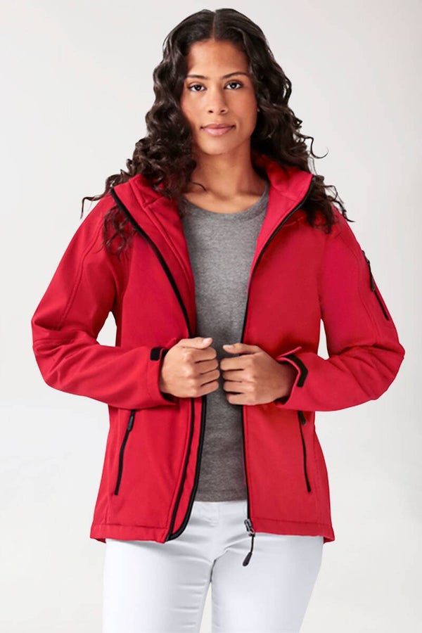 Unisex: Giacca softshell - con cappuccio