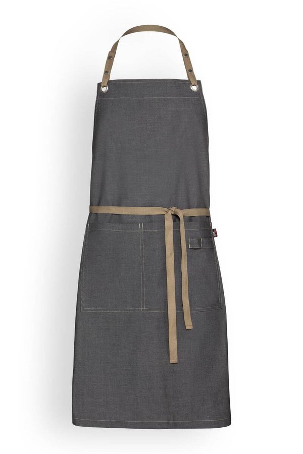 Unisex: Grembiule con pettorina - occhielli metallici - mod. 134248