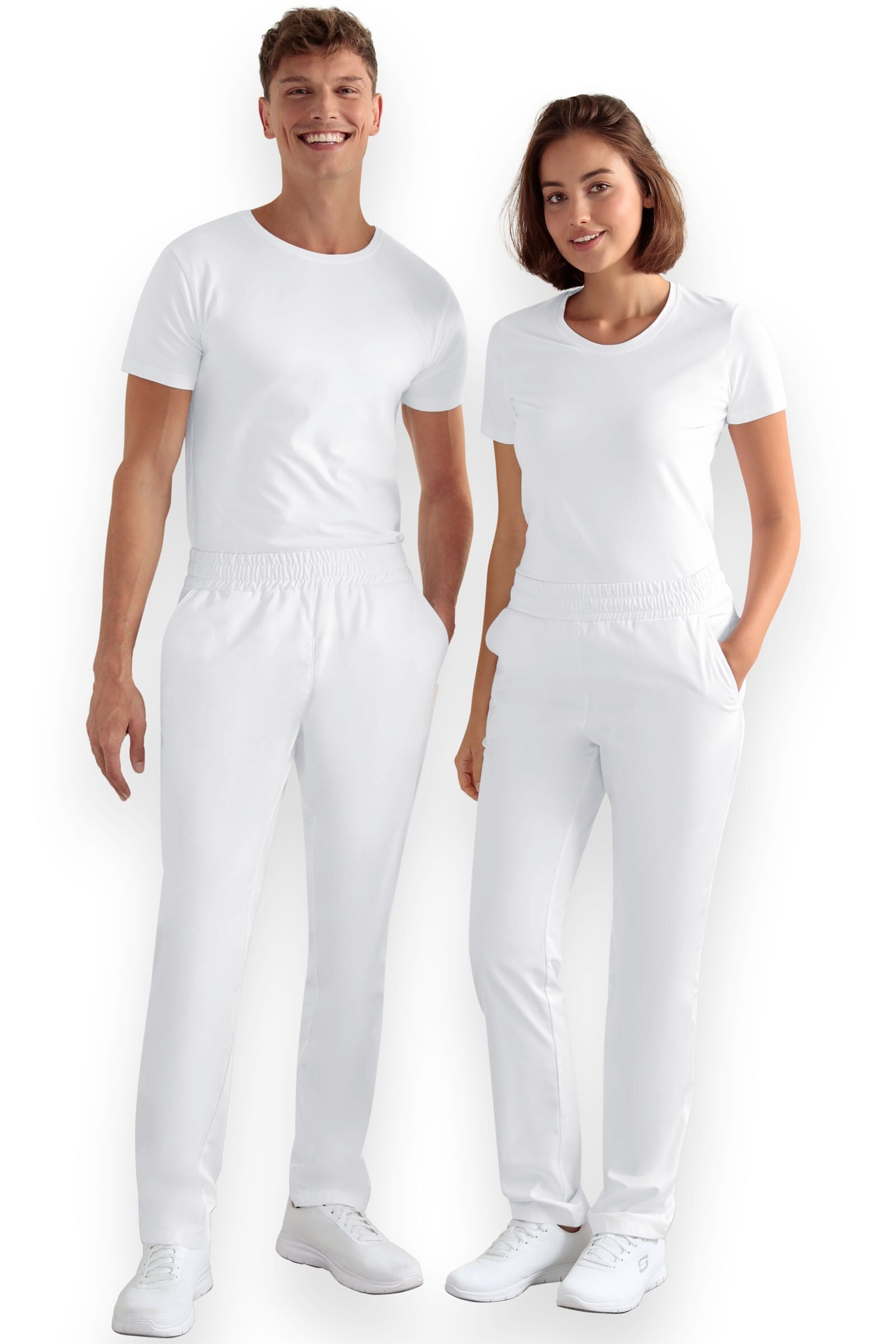 Unisex: Pantaloni - vita alta - mod. 140318