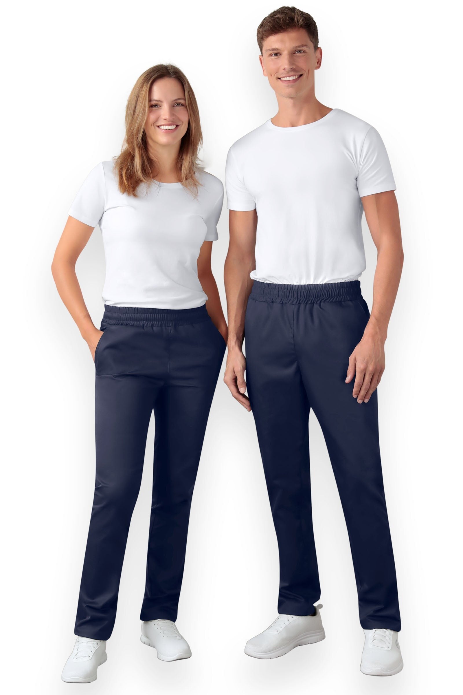 Unisex: Pantaloni - vita alta - mod. 140324
