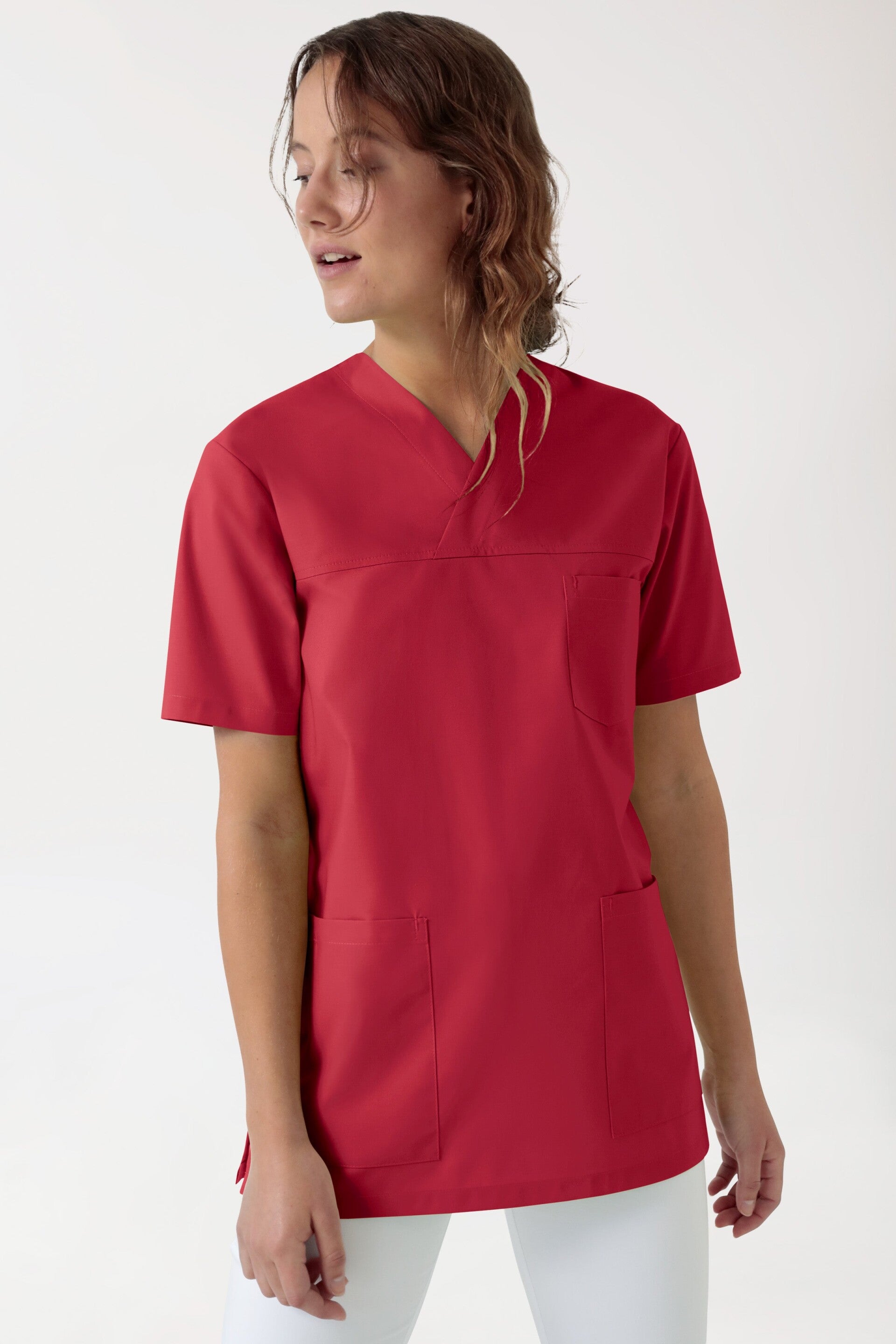 Unisex: Tunica - scollo a V - mod. 134056