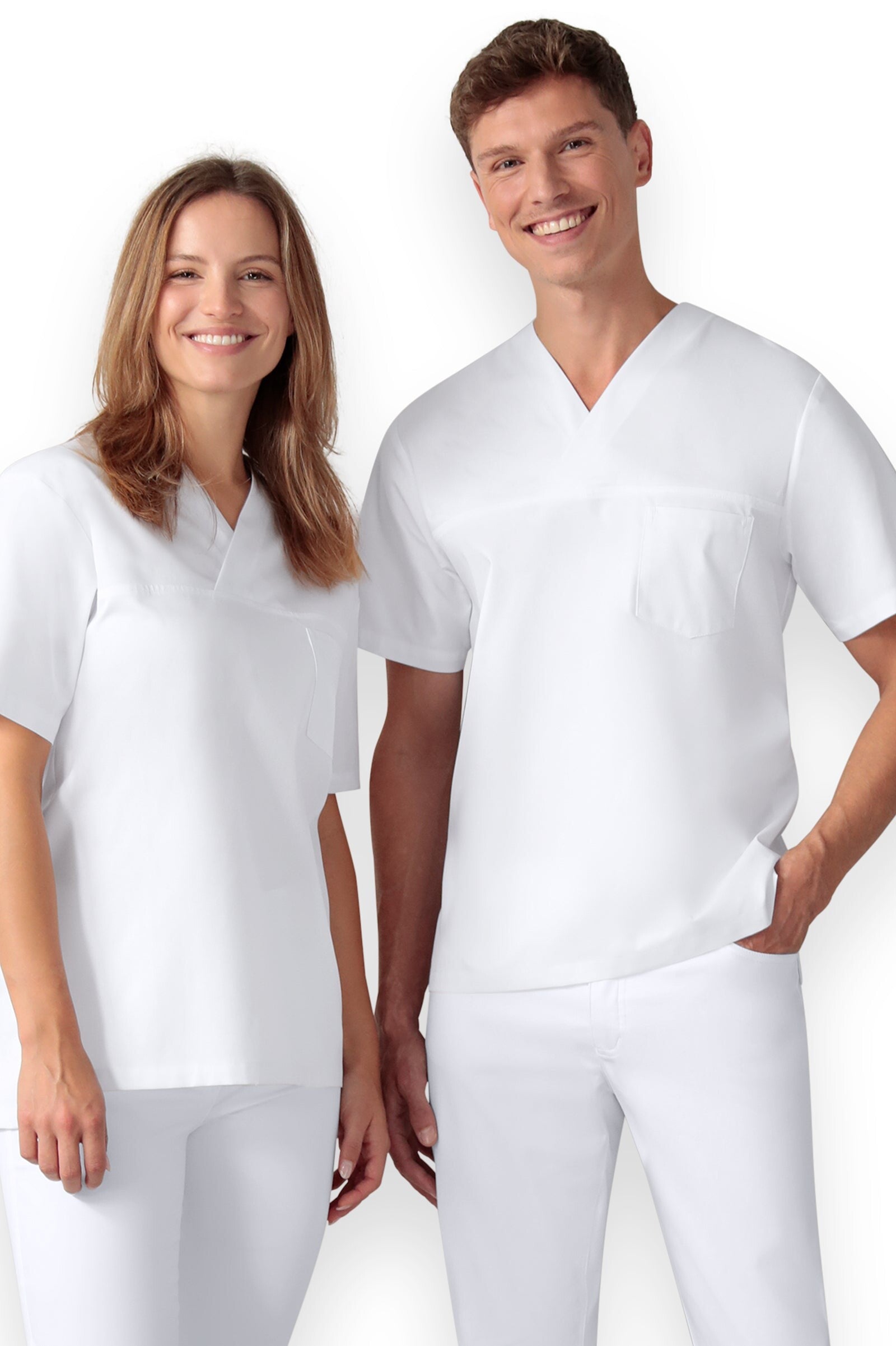 Unisex: Tunica - scollo a V - mod. 140322