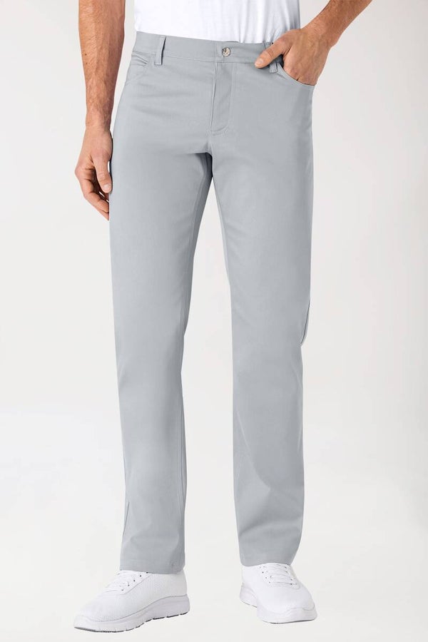 Uomo: Pantaloni stretch 5 tasche - gamba dritta
