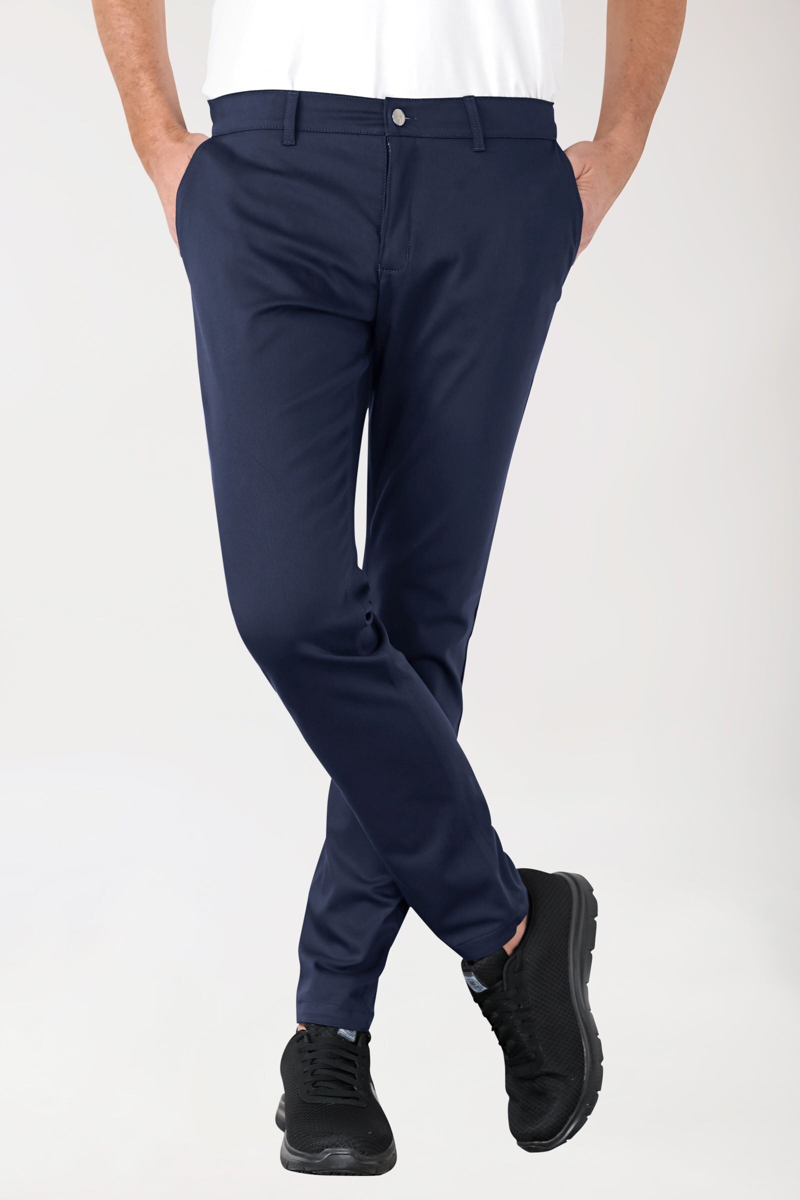 Uomo: Pantaloni stretch - stile chino