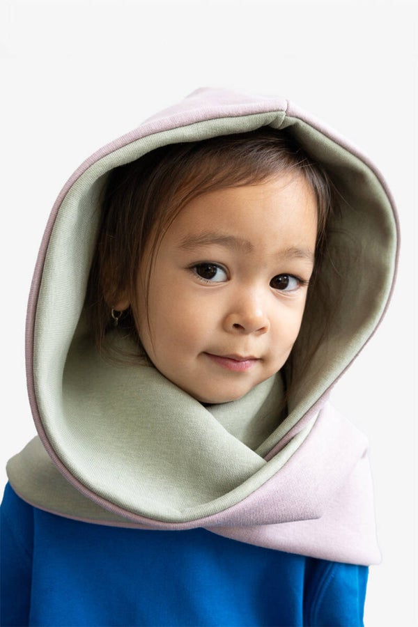 Capusjaal- sjaal met capuchon omkeerbaar voor kids 2-3 jaar: Kies je kleuren