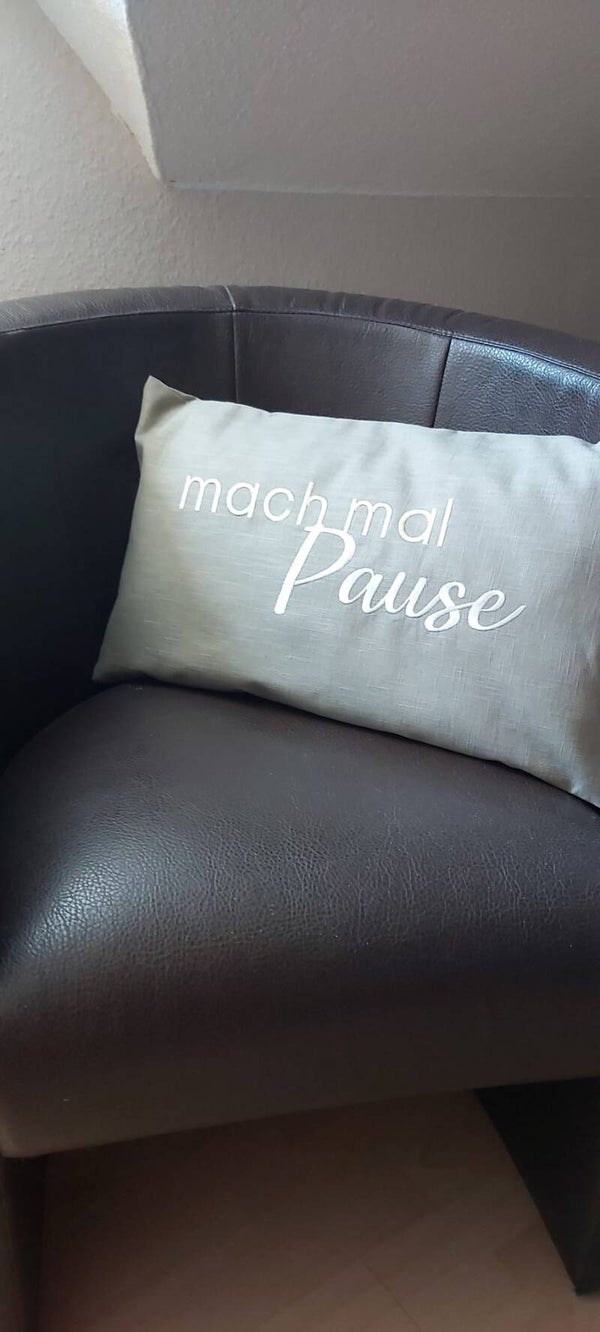 Kissen "Pause"