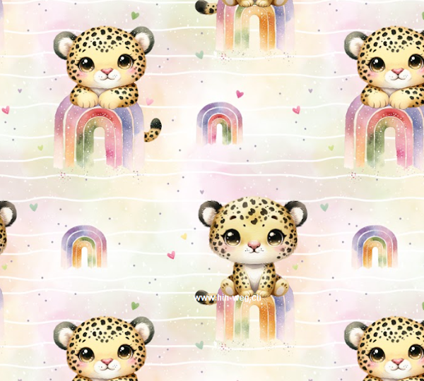 1257 Jaguar Rainbow ALLOVERPRINT