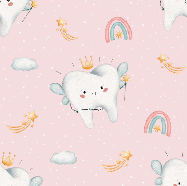 1279 Zahnfee Rosa ALLOVERPRINT