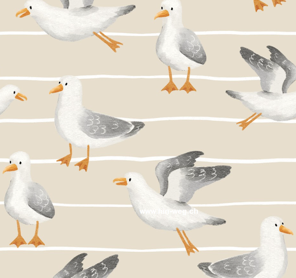 1283 Seagull beige ALLOVERPRINT