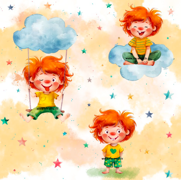 1611  Kerlchen Gelb ALLOVERPRINT