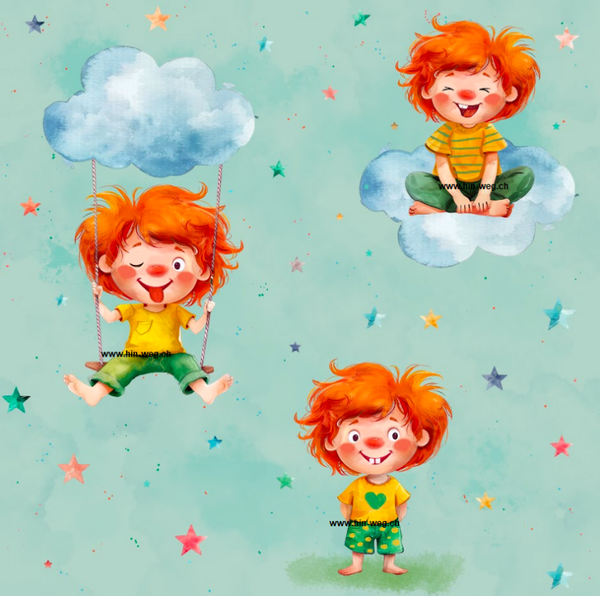 1613 Kerlchen Mint ALLOVERPRINT