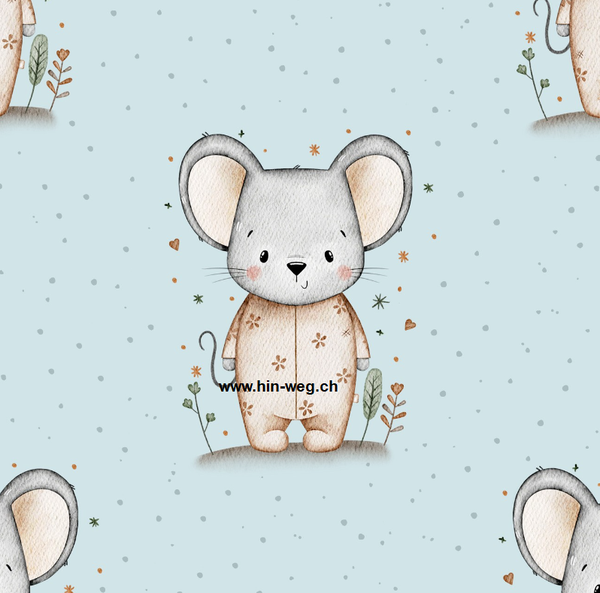 1738 Maus Tilly Blau