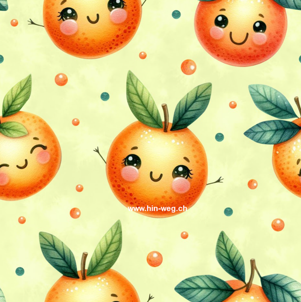 1808 Orangen ALLOVERPRINT