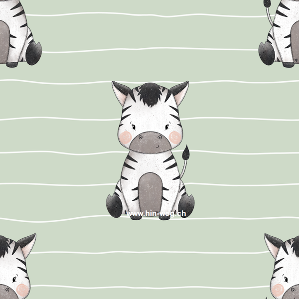 1839 Zebra Zazzle grün