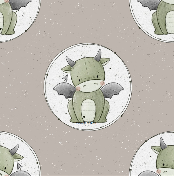 1853 Drache Blush ALLOVERPRINT