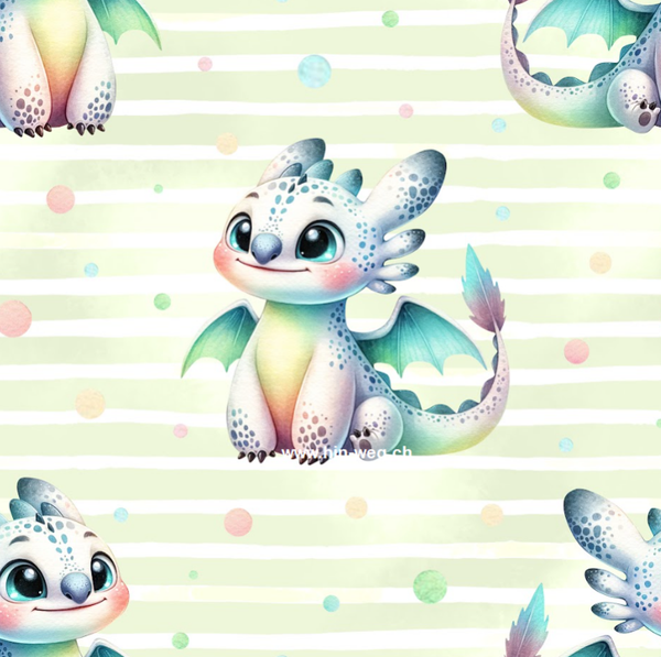 1860 Dragon Pastell Stripes ALLOVERPRINT