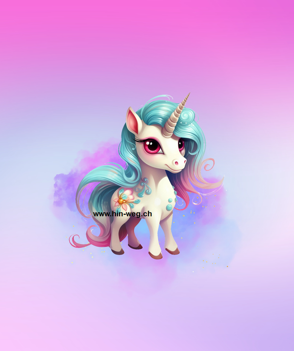 2012 Einhorn Lila EINZELPANEL