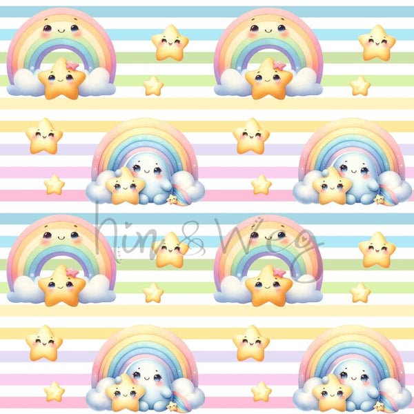 2041 Himmelsfreunde Stripes ALLOVERPRINT