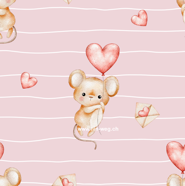 3087 Lovely Rosa ALLOVERPRINT
