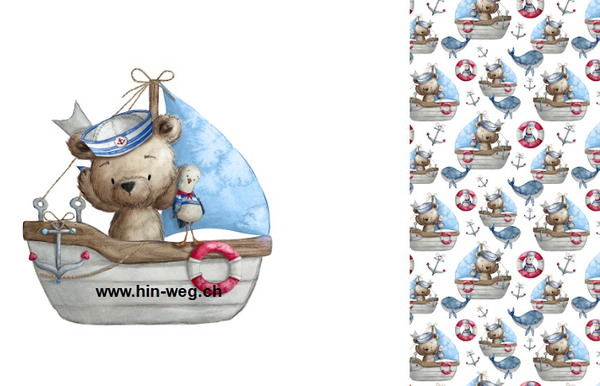 321 Matrose Weiss PANEL MIT KOMBI