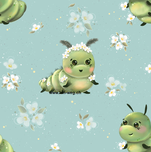 3264 Raupli blau ALLOVERPRINT