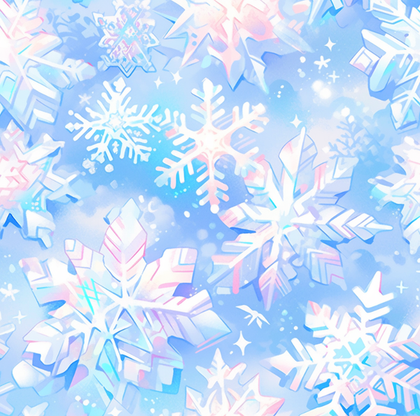 3281 Snowflakes No1. ALLOVERPRINT