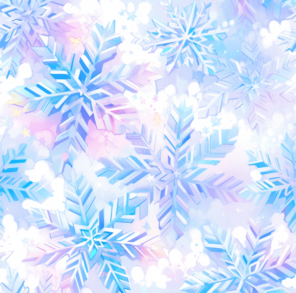 3286 Snowflakes No2. ALLOVERPRINT