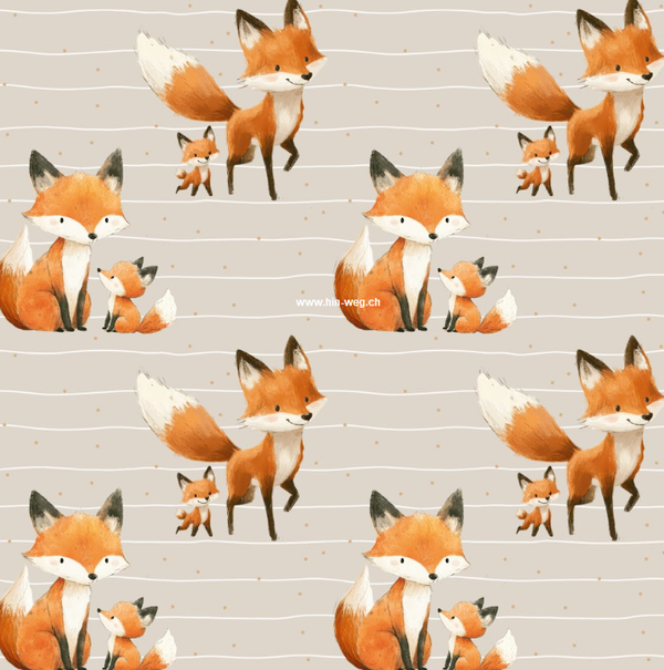 3335 Fuchsmami Beige ALLOVERPRINT