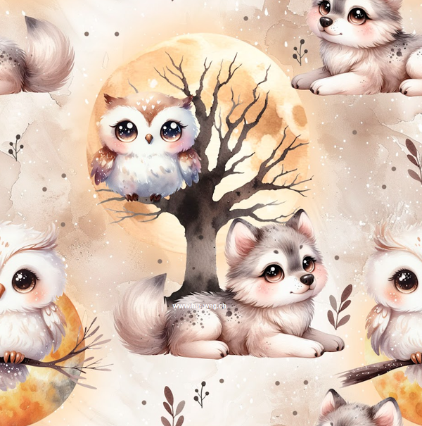 3345 VollmondNacht hell ALLOVERPRINT