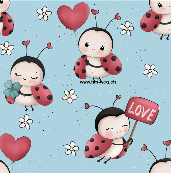 3371 Glückskäfer ALLOVERPRINT