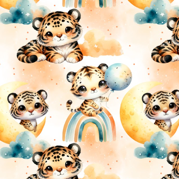 3403 Regenbogentiger ALLOVERPRINT