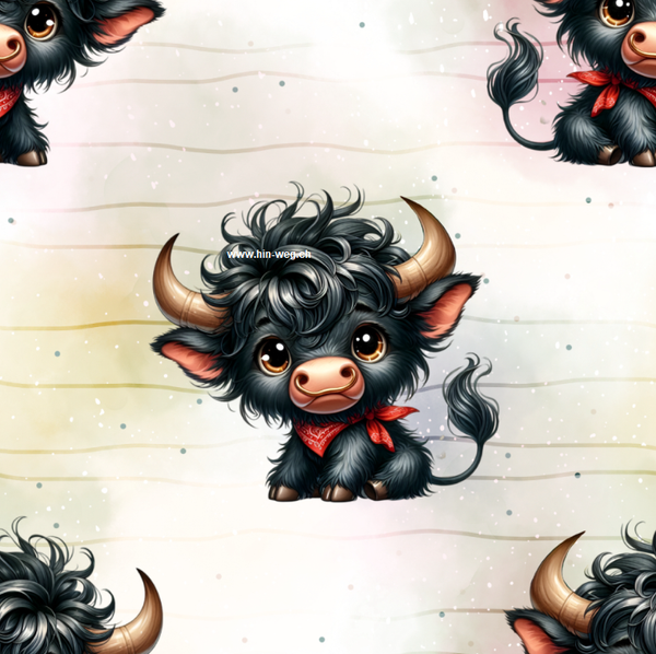 3473-a6 Muni Halstüechli grünlich ALLOVERPRINT