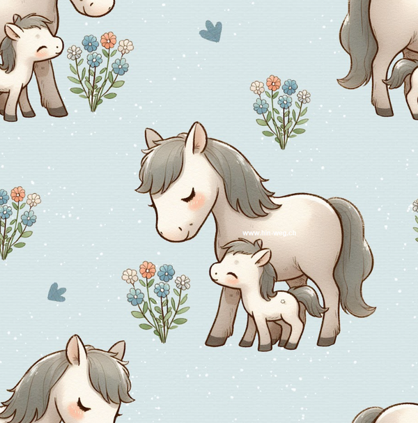 3497 RössliFamilie blau ALLOVERPRINT