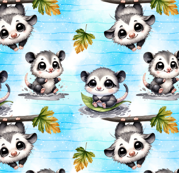 3621 Opossum blau ALLOVERPRINT