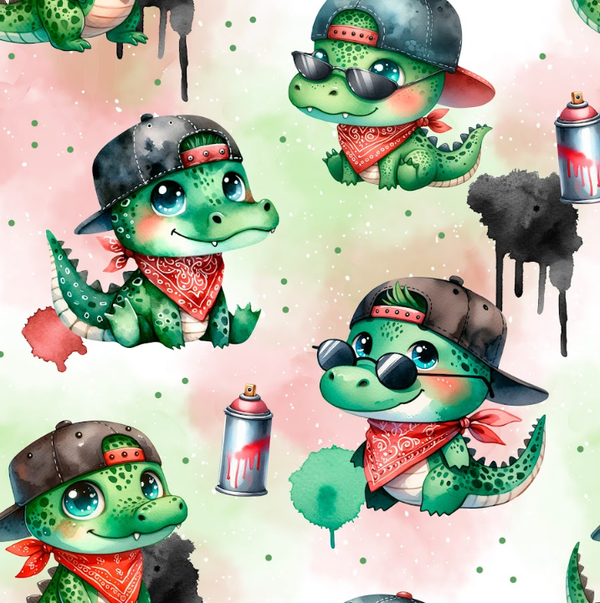 3656 Crocodiles ALLOVERPRINT