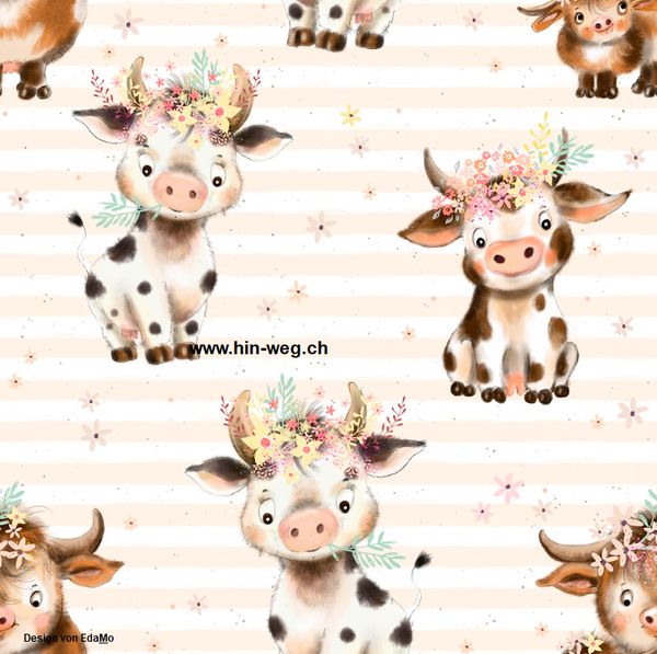 3779 Blumenkühe Eda&Mo ALLOVERPRINT