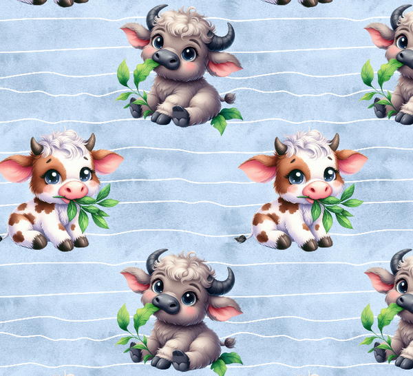 3786 Kuhfreunde Blau ALLOVERPRINT