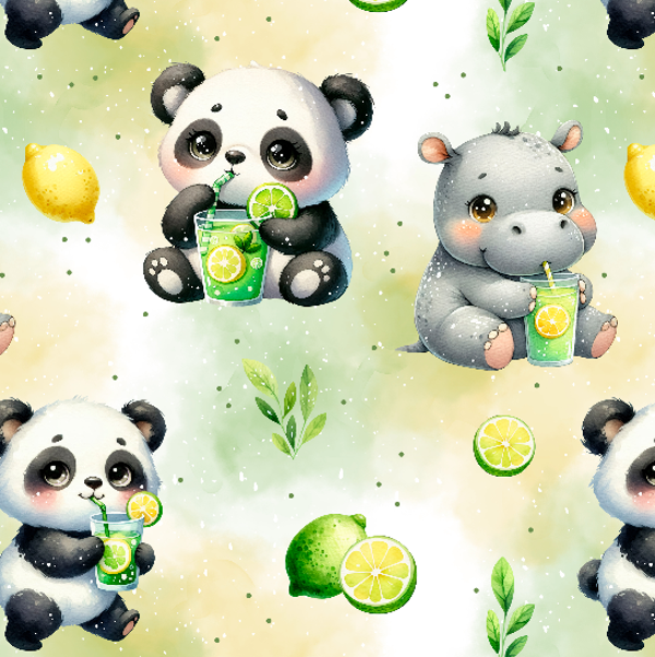 3792 Lemon Fun ALLOVERPRINT