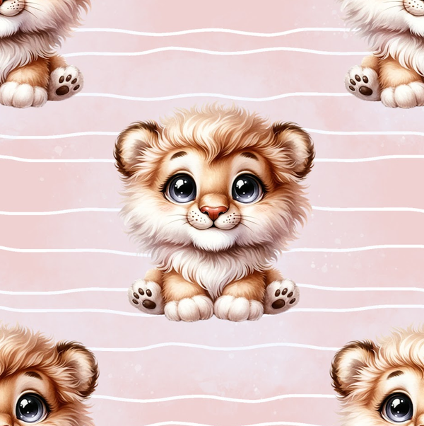 3866 Löwe Lou Rosa ALLOVERPRINT