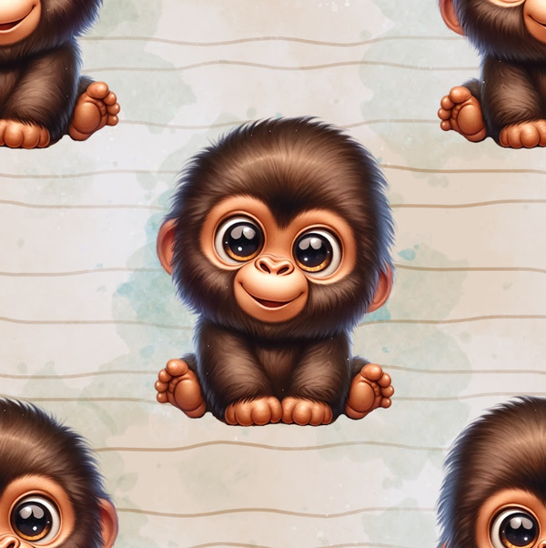 3874 Gorilla-Baby Beige ALLOVERPRINT