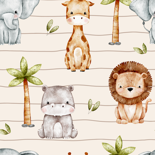 3878 Wildlife Beige ALLOVERPRINT